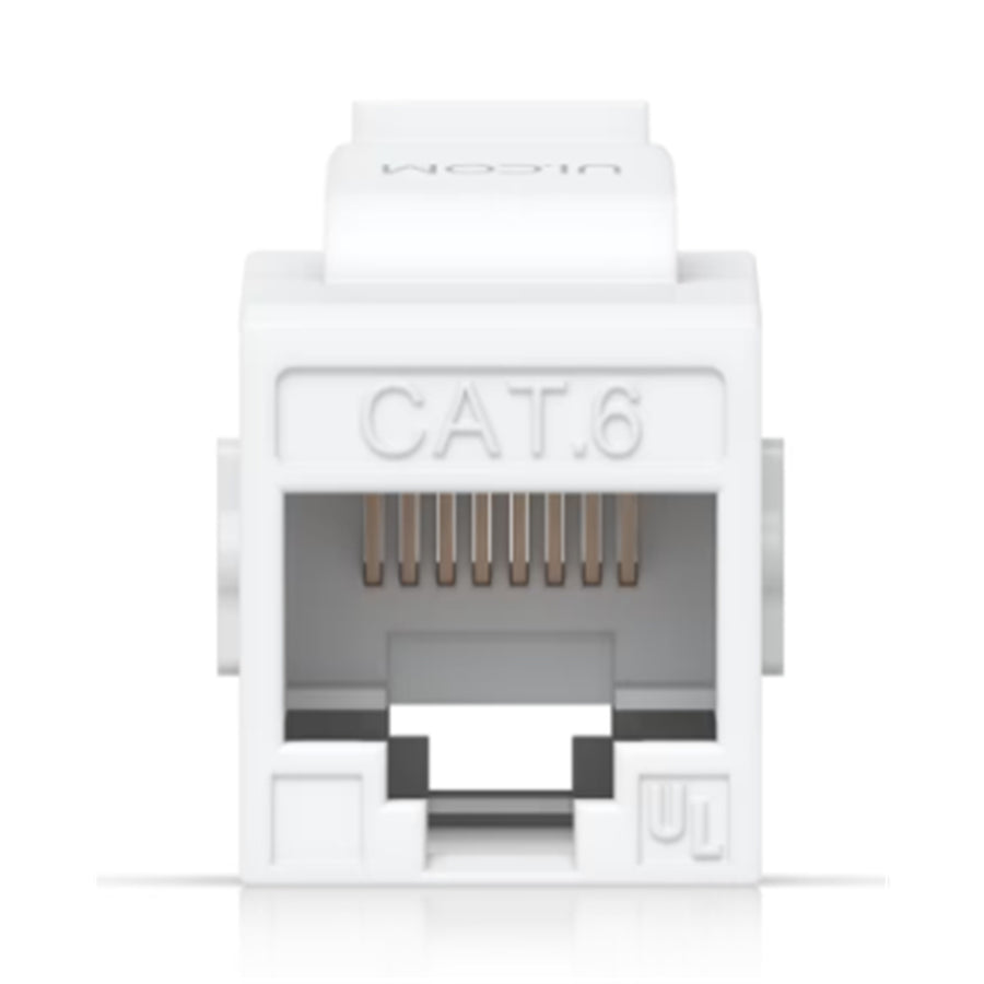 Ubiquiti UACC-Keystone-Coupler-C6 Cat6 Keystone Coupler, 12-Pack