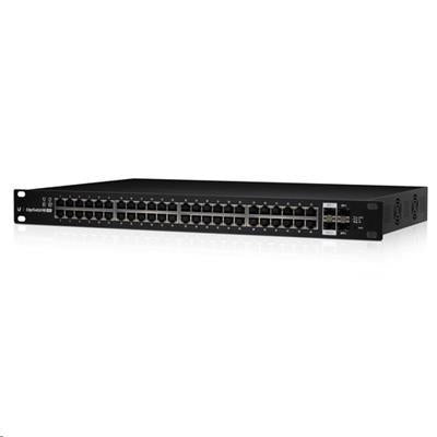 ES-48-500W - Ubiquiti EdgeSwitch 48 500W, 48 Gigabit Ethernet Dual POE+ IEEE 802.3at/af and 24V Passive PoE Switch, 2 SFP+ Ports & 2 SPF Ports