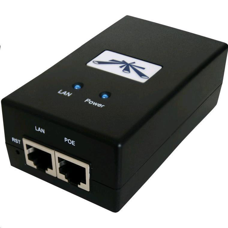 Ubiquiti POE-24-24W-G - PoE Injektor Gigabit Ethernet passiv 24V 24W Schwarz