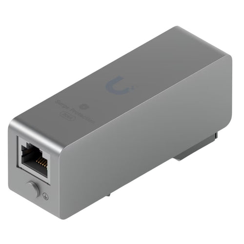 Ubiquiti UniFi Ethernet Surge Protection, Bidirectional protection for up to 10 GbE, PoE++, and 20kA surge discharge for indoor installation