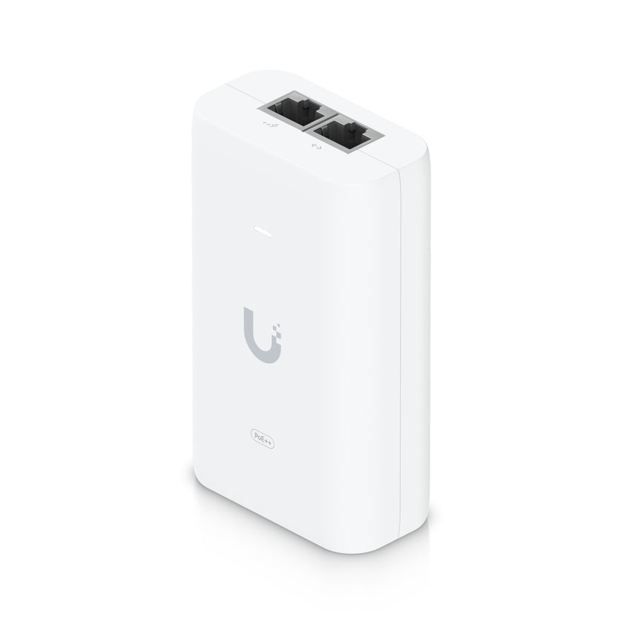 Ubiquiti UniFi 10G PoE+++ Adapter (90W), an adapter that can power UniFi PoE+++ devices, reduce dependency on PoE switch power, and provide a Multi-Gigabit LAN connection