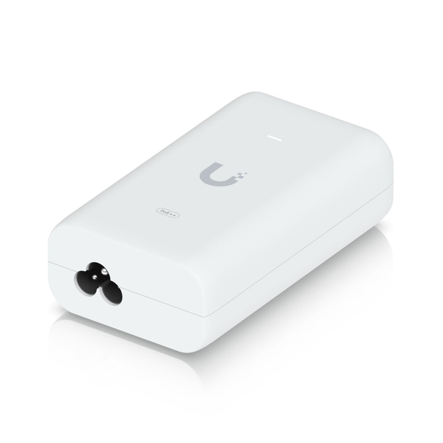 Ubiquiti UniFi 10G PoE+++ Adapter (90W), an adapter that can power UniFi PoE+++ devices, reduce dependency on PoE switch power, and provide a Multi-Gigabit LAN connection