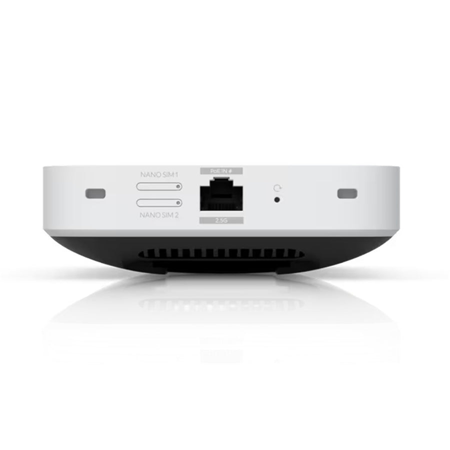 Ubiquiti UniFi 5G Max, a high-performance 5G (3.4 Gbps) modem for any Unifi deployment. Instantly adopt through any UniFi PoE port, it delivers automatic setup, dual SIM/eSIM, and seamless failover