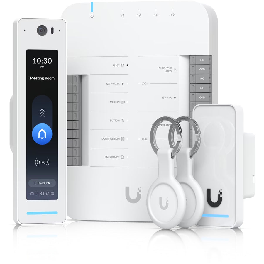 UA-G3-SK-Pro - Ubiquiti UniFi Access 3nd-Generation Single Door Pro Starter Kit with Apple Touch Pass Support