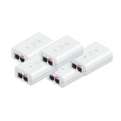 POE-24-24W-5P - Ubiquiti 24v 1A Gigabit Power Over Ethernet Supply White 5-pack