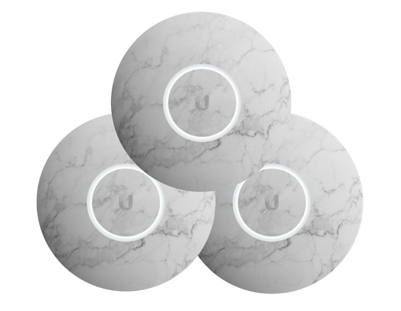 nHD-cover-Marble-3 - Ubiquiti Marble Design Upgradable Casing for nanoHD, U6-Lite and U6-Plus 3-Pack