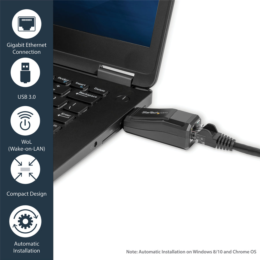 StarTech.com USB31000NDS USB3.0 to Gigabit Ethernet NIC Adapter