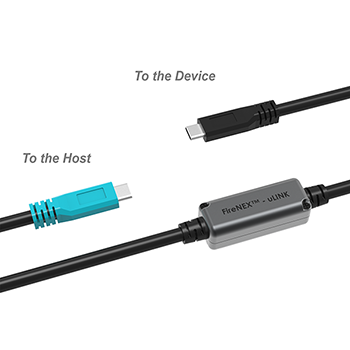Newnex 8m C-C USB 3.1 - 10Gbps - PD 60w - 6.4mm OD - C Male to C Male ULK10G-CC-8M