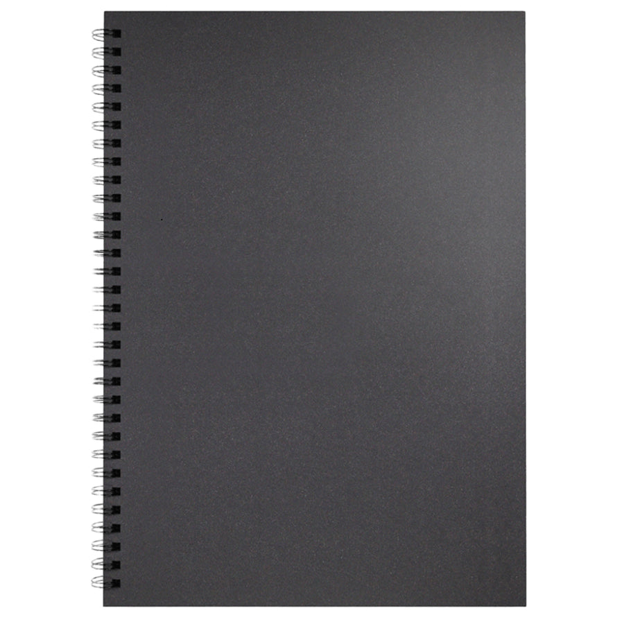 Artgecko GEC402 Shady Sketchbook A3 80 Pages 40 Sheets 200gsm Black Toned Card