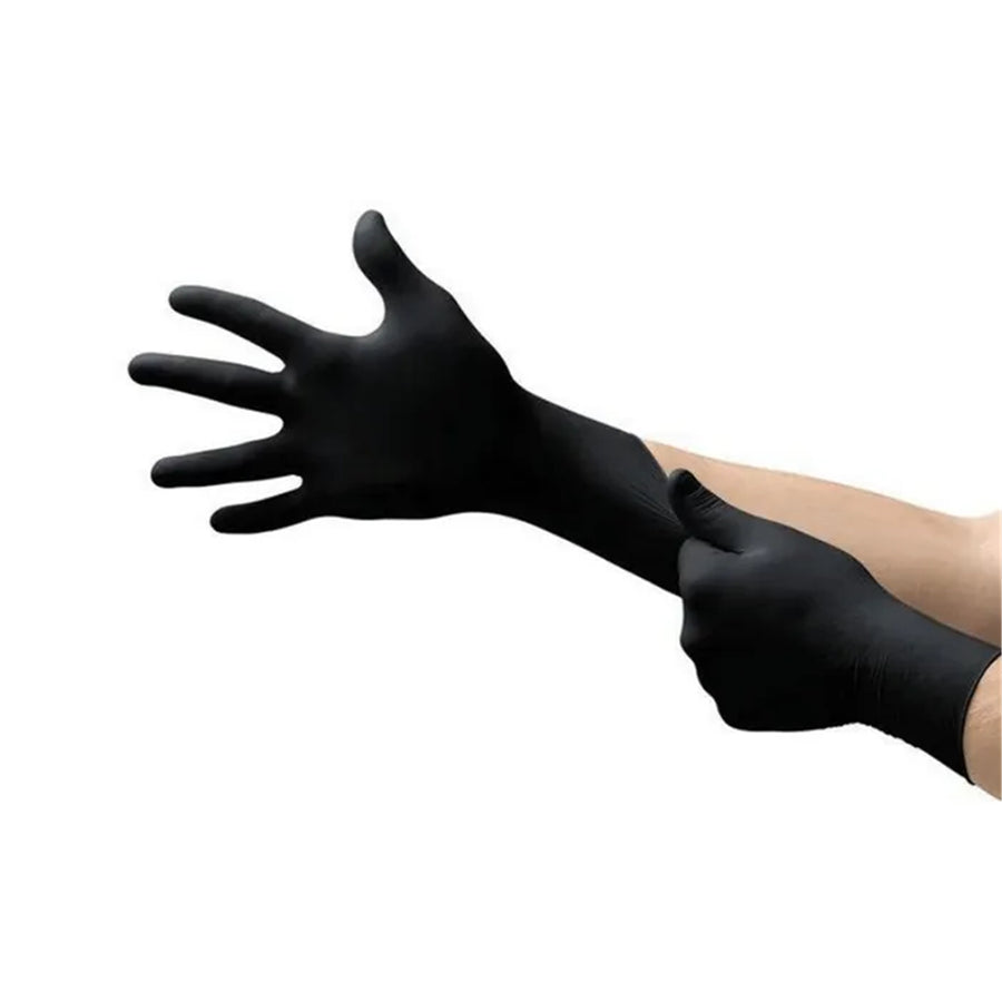 EUBK62-XL - AMADEX NITRIL-EINWEGHANDSCHUHE SCHWARZ GRÖSSE XL 100 STÜCK PUDERFREI PANTHER 100ER PACK