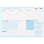 P9178CD - Carpe Diem Weekly Planner Pad Sky Blue