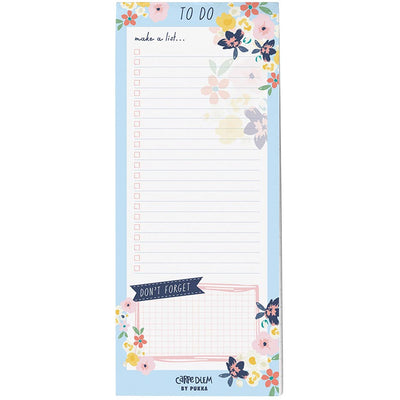 Carpe Diem Magnetic To Do List Ditzy Floral