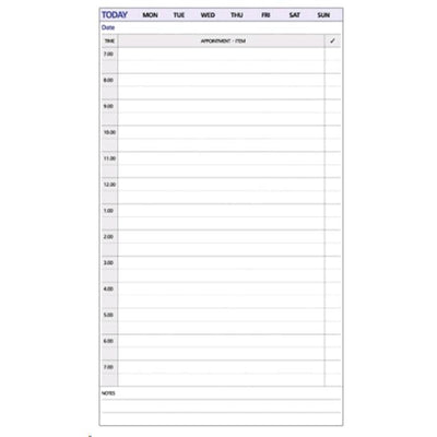 Debden Desk Dayplanner Refill Undated Day to a Page