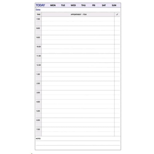 Debden Desk Dayplanner Refill Undated Day to a Page