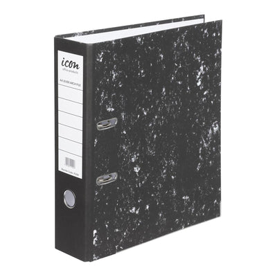 Okin IF200B - Icon Lever Arch File A4 Mottle, Bulk Pack of 50