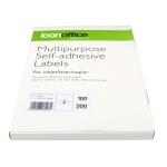 LACF02 - Okin Labels - 2 Labels per sheet (100 sheets)