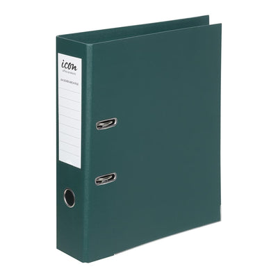 Okin IF207 - Icon Lever Arch File A4 Linen Forest Green