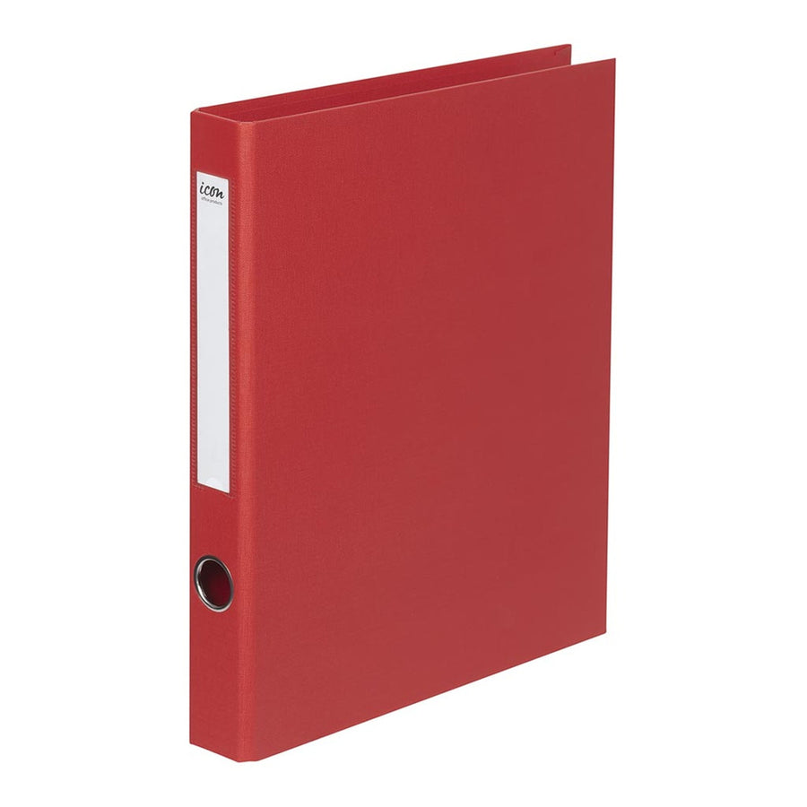 Okin IF243 - Icon Ringbinder Linen A4 2D 26mm Red