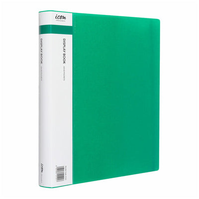 Okin IF352 - Icon Display Book A4 with Insert Spine 60 Pocket Green