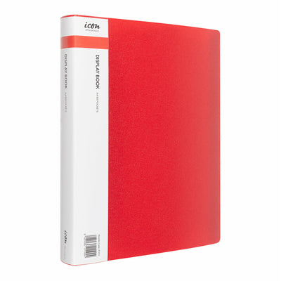 Okin IF353 - Icon Display Book A4 with Insert Spine 60 Pocket Red