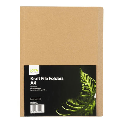 IF400 - Okin Manilla Aktendeckel A4 Kraft, 10er-Pack