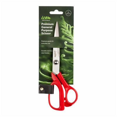 Okin IGPS8IN - Icon Scissors Premium 8 Inch Red Handle