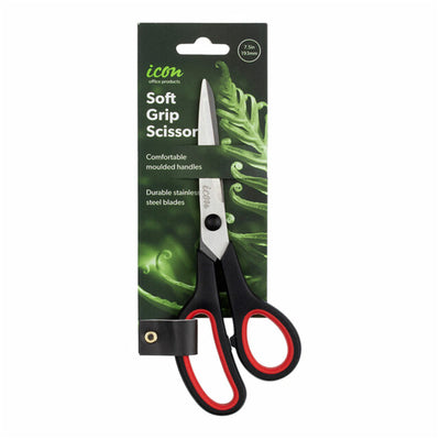 Okin ISGS7IN - Icon Scissors Soft Grip 7.5 Inch Black Handle