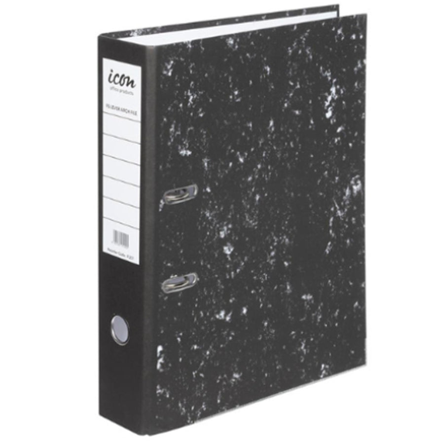 Okin IF201B - Icon Lever Arch File FS Mottle, Bulk Pack of 50
