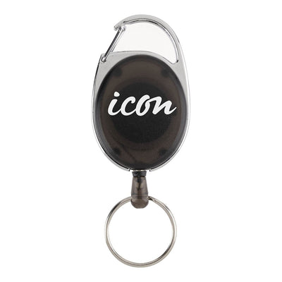 Okin IKHCHR - Icon Retractable Snap Lock Key and ID Card Holder Charcoal
