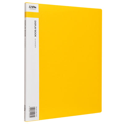Okin IF303 - Icon Display Book A4 with Insert Spine 10 Pocket Yellow