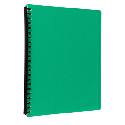 Okin IF372 - Icon Refillable Display Book A4 20 Pocket Green