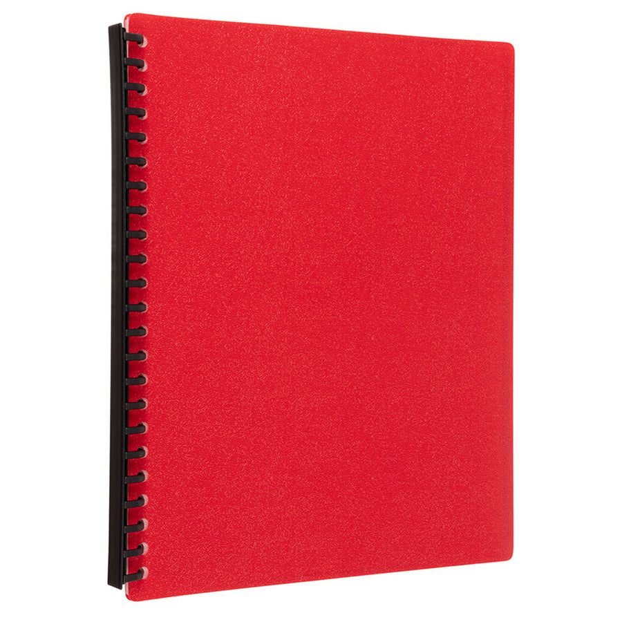Okin IF373 - Icon Refillable Display Book A4 20 Pocket Red