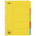 Okin IF600 - Icon Cardboard Dividers 5 Tab Coloured