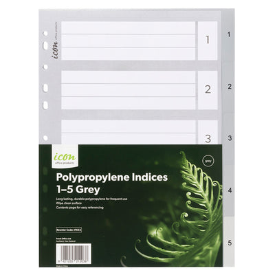 Okin IF652 - Icon PP Indices 1-5 Grey