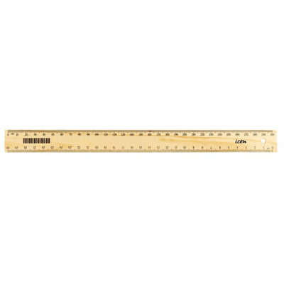 Okin IRULER04 Ruler Wooden Narrow 30cm