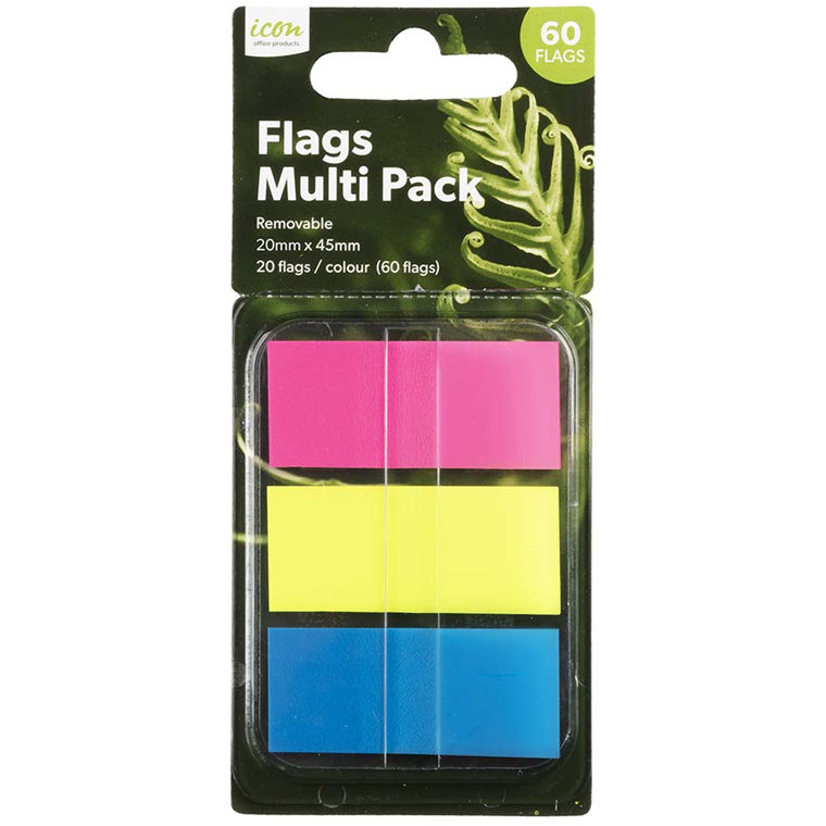 Okin IFLAGMX - Icon Pop-up Flags Multi, Pack of 3