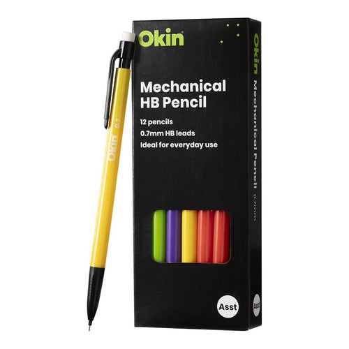 Okin IMP07 Icon Mechanical Pencil HB 0.7mm Assorted - Random Colour