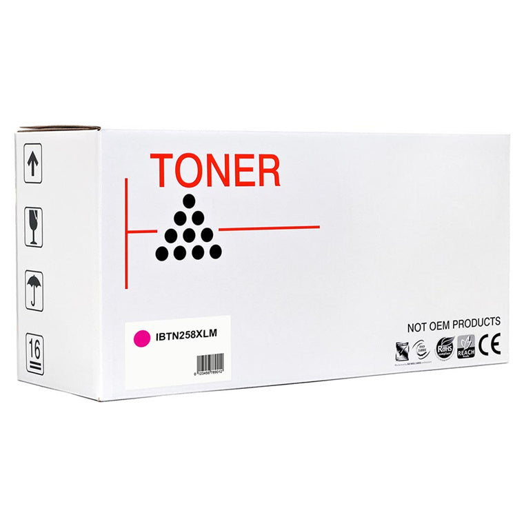 IBTN258XLM – Okin kompatible Brother TN258XL Magenta Tonerkartusche