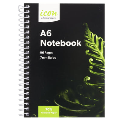 Okin ISNBR001 - Icon Spiral Notizbuch A6 Softcover 96 Seiten 70% recycelt