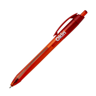 IBPTRIRED - Okin Ballpoint Retractable Pen Triangular Red