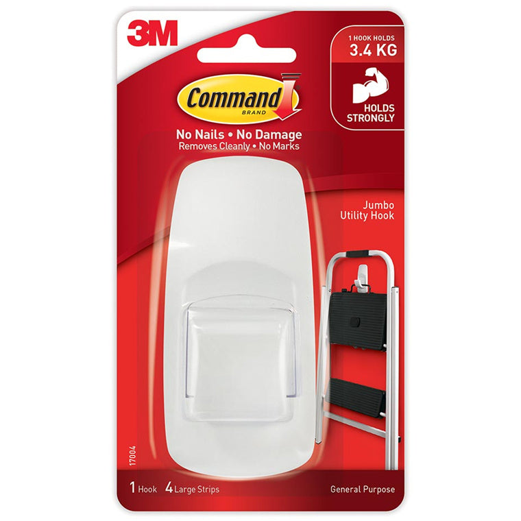 7100336806 - Command Hook 17004 Jumbo White