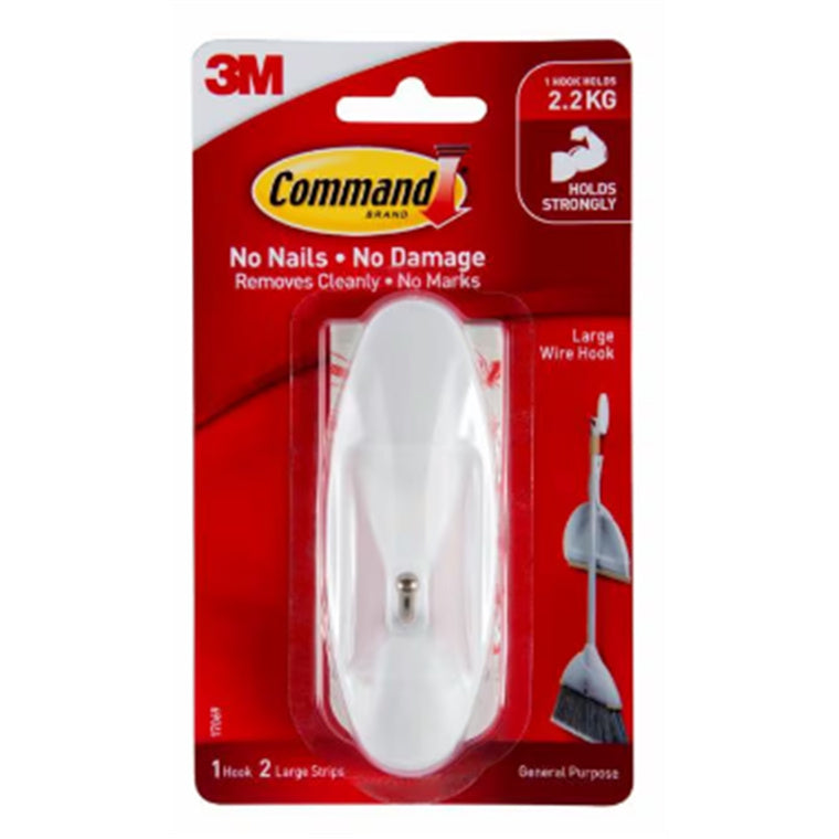 7100142402 - Command Hook 17069 Large White Wire