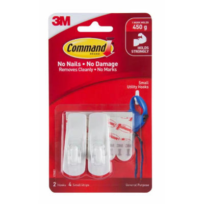 7100286538 - Command Hook 17002 Small White, Pack of 2