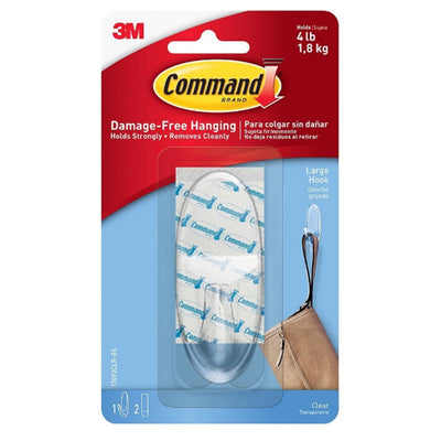7100337069 - Command Haken 17093CLR-ES Groß Transparent