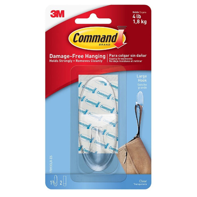 7100337069 - Command Hook 17093CLR-ES Large Clear