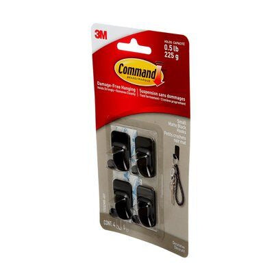 3M  70009107957  Command Hook - Matte Black