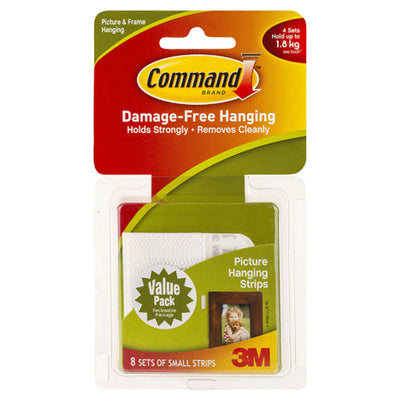 3M Command Bilderhaken 17205-VP - Klein Weiß