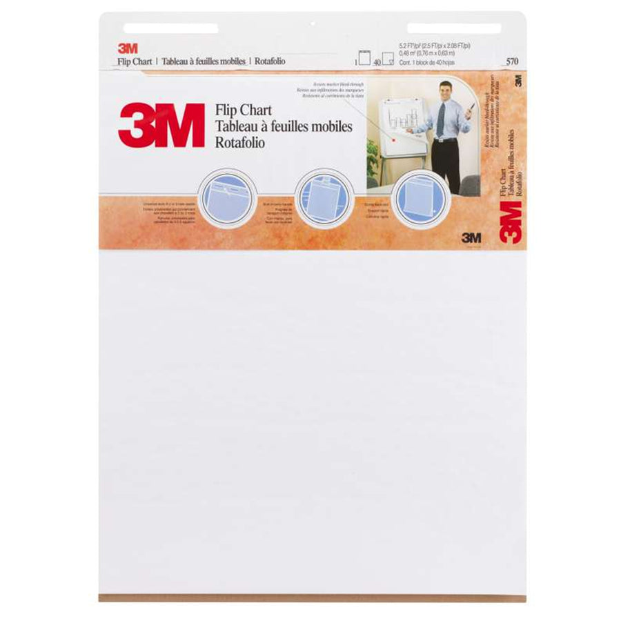 7000029766 - 3M Flip Chart 570 White 635x762mm