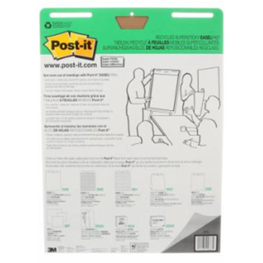7100405307 - Post-it Recycled Easel Pad 559RP 635x762mm