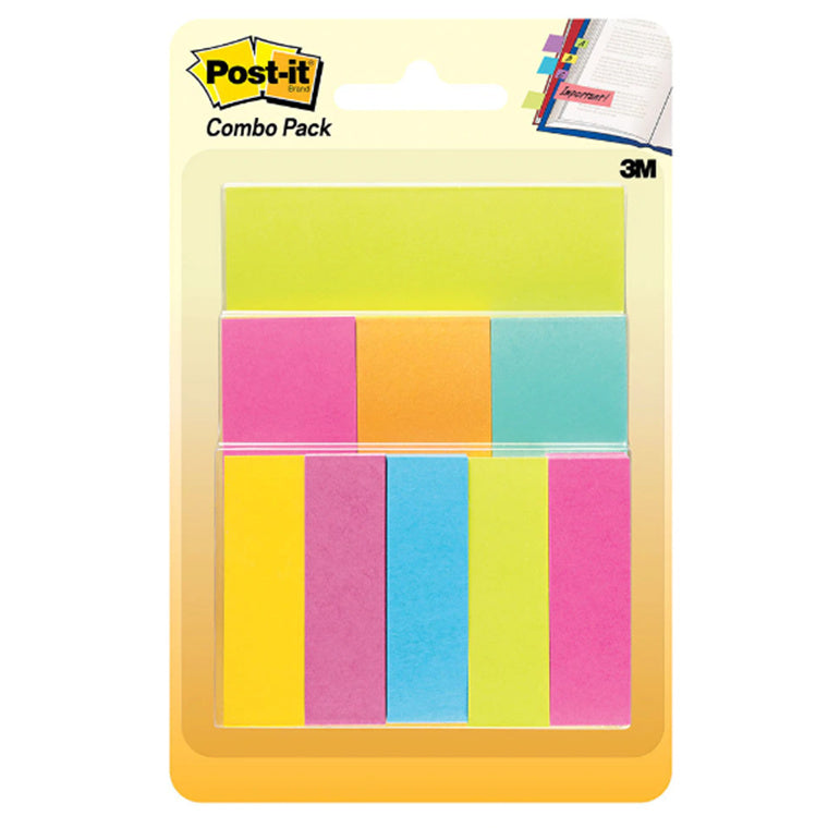 7100142988 - Post-it Notes and Page Markers 670-COMBO Assorted Pack